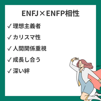 ENFJとENFPの相性を徹底解説！理想を共有する二人の関係性のアイキャッチ画像