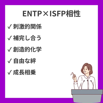 ENTPとISFPの相性を徹底解説！のアイキャッチ画像