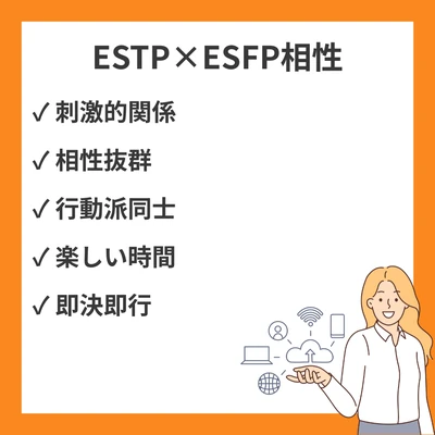ESTPとESFPの相性を徹底解説！のアイキャッチ画像