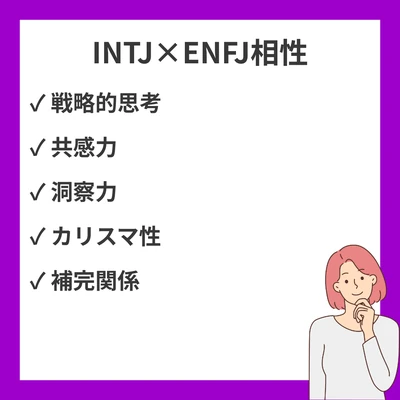 INTJとENFJの相性を徹底解説！のアイキャッチ画像