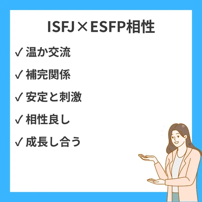 ISFJとESFPの相性を徹底解説！のアイキャッチ画像