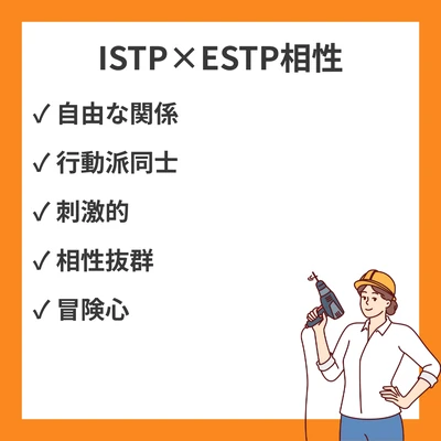 ISTPとESTPの相性を徹底解説！のアイキャッチ画像